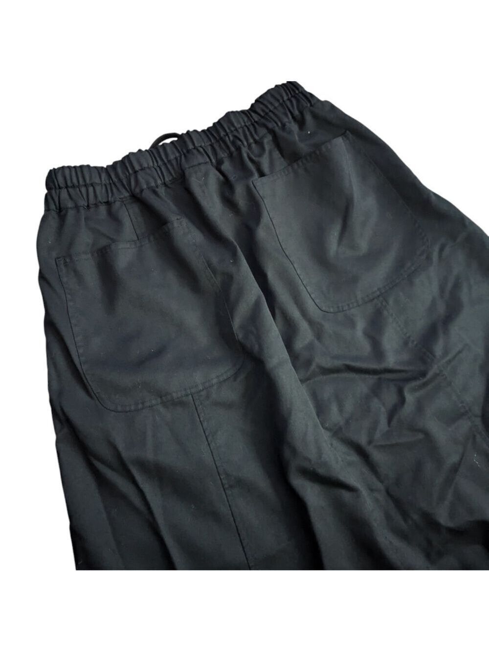 HP. Comme de Garcons X H&M  Black Drop Seat Slim Leg Capri - Picture 9 of 13